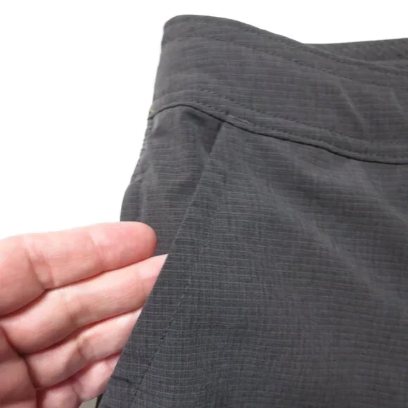 HANG TEN mens HYBRID shorts DARK GRAY summer SURFER quick dry SIZE 38 - Picture 3 of 11